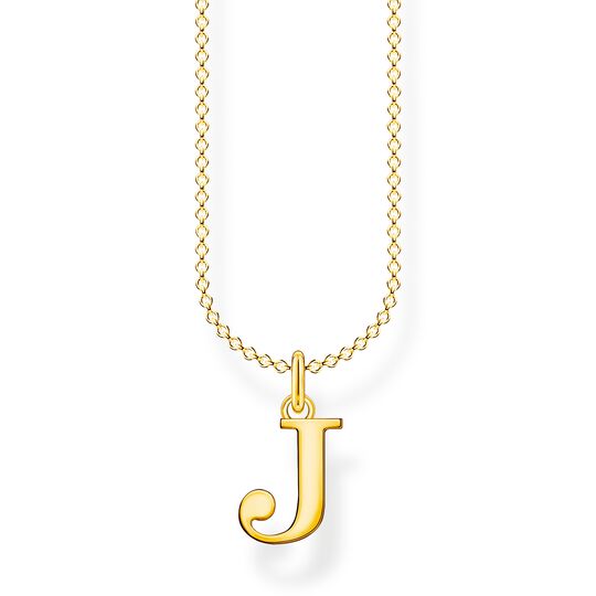 Necklace letter J gold from the Charming Collection collection in the THOMAS SABO online store