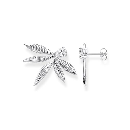 Ear studs leaves silver from the  collection in the THOMAS SABO online store