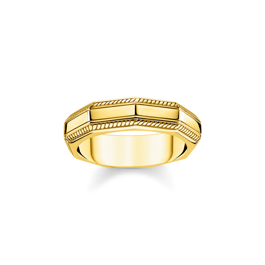 Ring Eckig gold aus der  Kollektion im Online Shop von THOMAS SABO