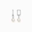 Creolen Glieder und Perlen silber aus der  Kollektion im Online Shop von THOMAS SABO