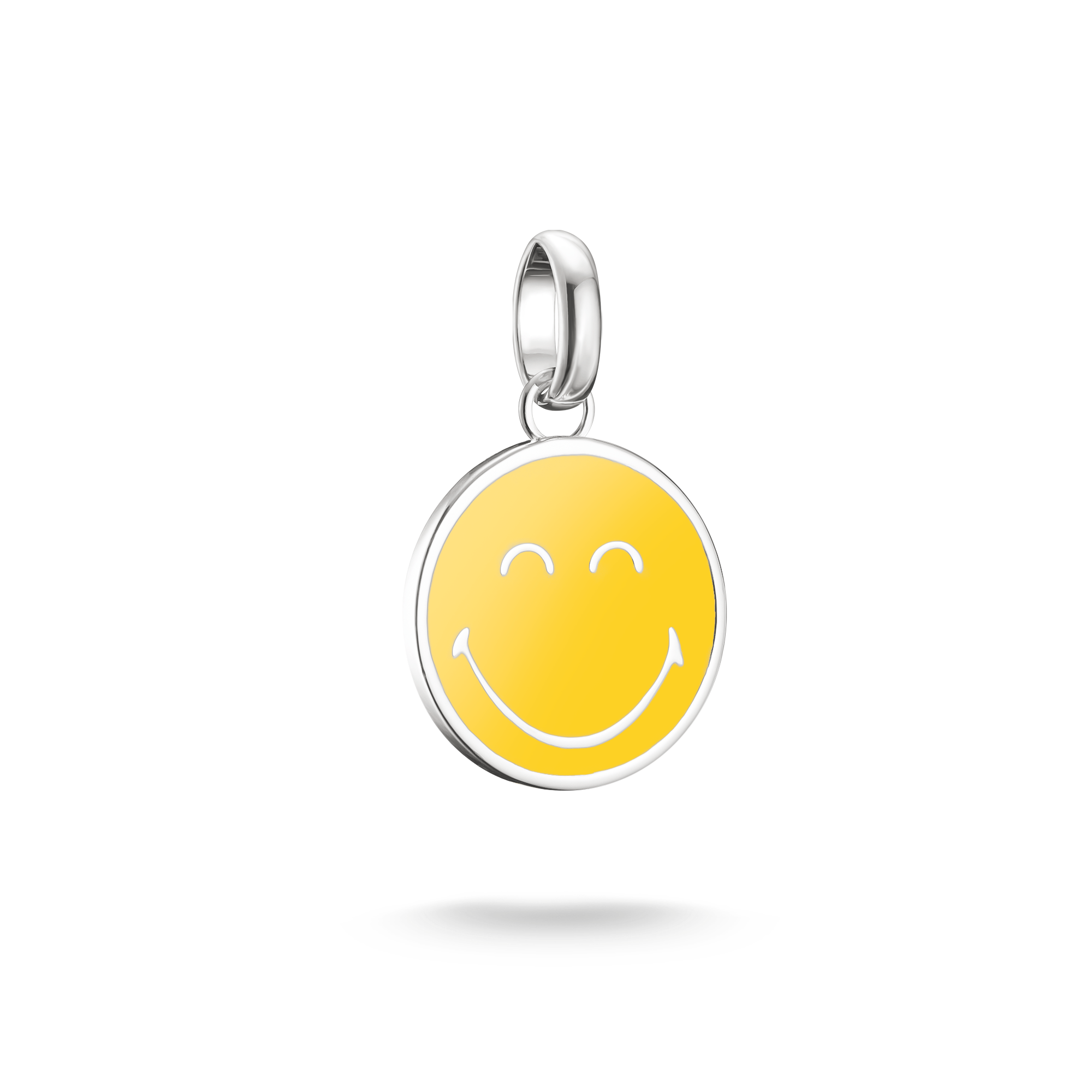 Thomas Sabo SMILEYWORLD® Calm Charm-Anhänger Connect Silber gelb CC1289-664-4