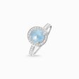 Solitaire ring light of Luna light blue from the  collection in the THOMAS SABO online store