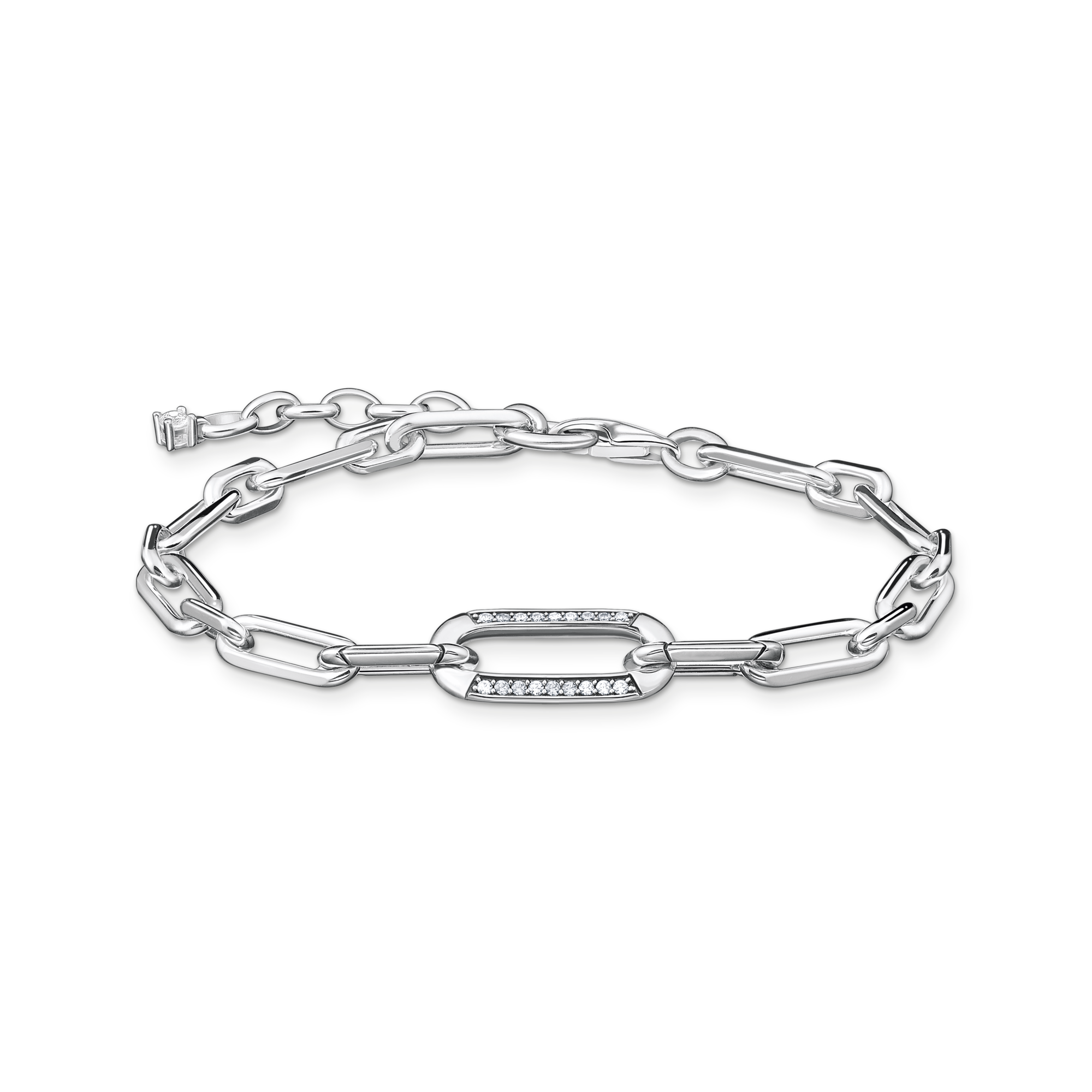 Thomas Sabo Armband Glieder silber weiß A2032-643-14-L19V