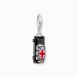 Silver charm pendant LONDON taxi with Union Jack from the Charm Club collection in the THOMAS SABO online store