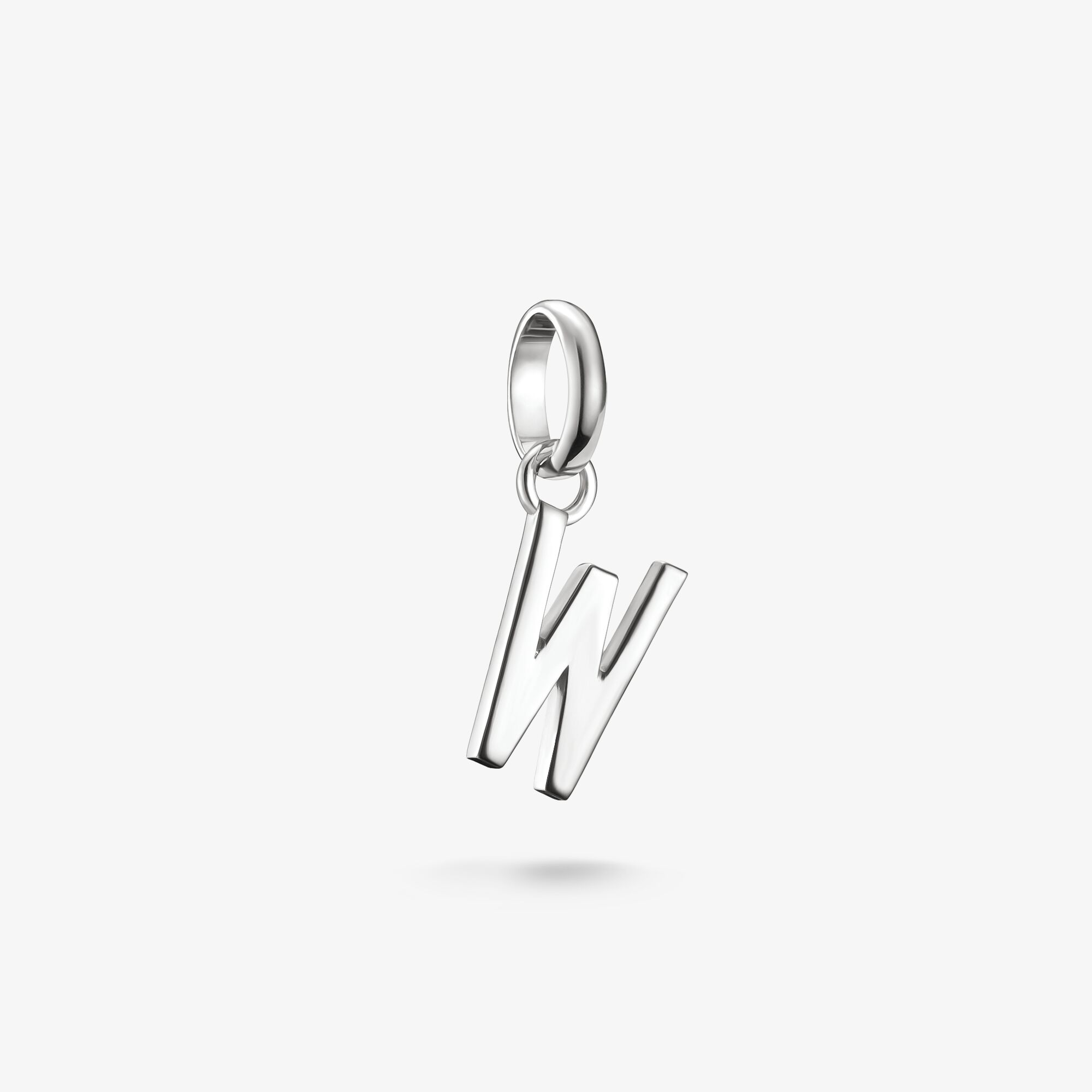 THOMAS SABO Pendentif Charm lettre W Connect argent, Argent sterling, Taille: one size, femme