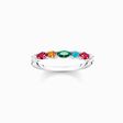 Ring colourful stones, silver from the  collection in the THOMAS SABO online store