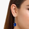 Earrings blue stone silver from the  collection in the THOMAS SABO online store