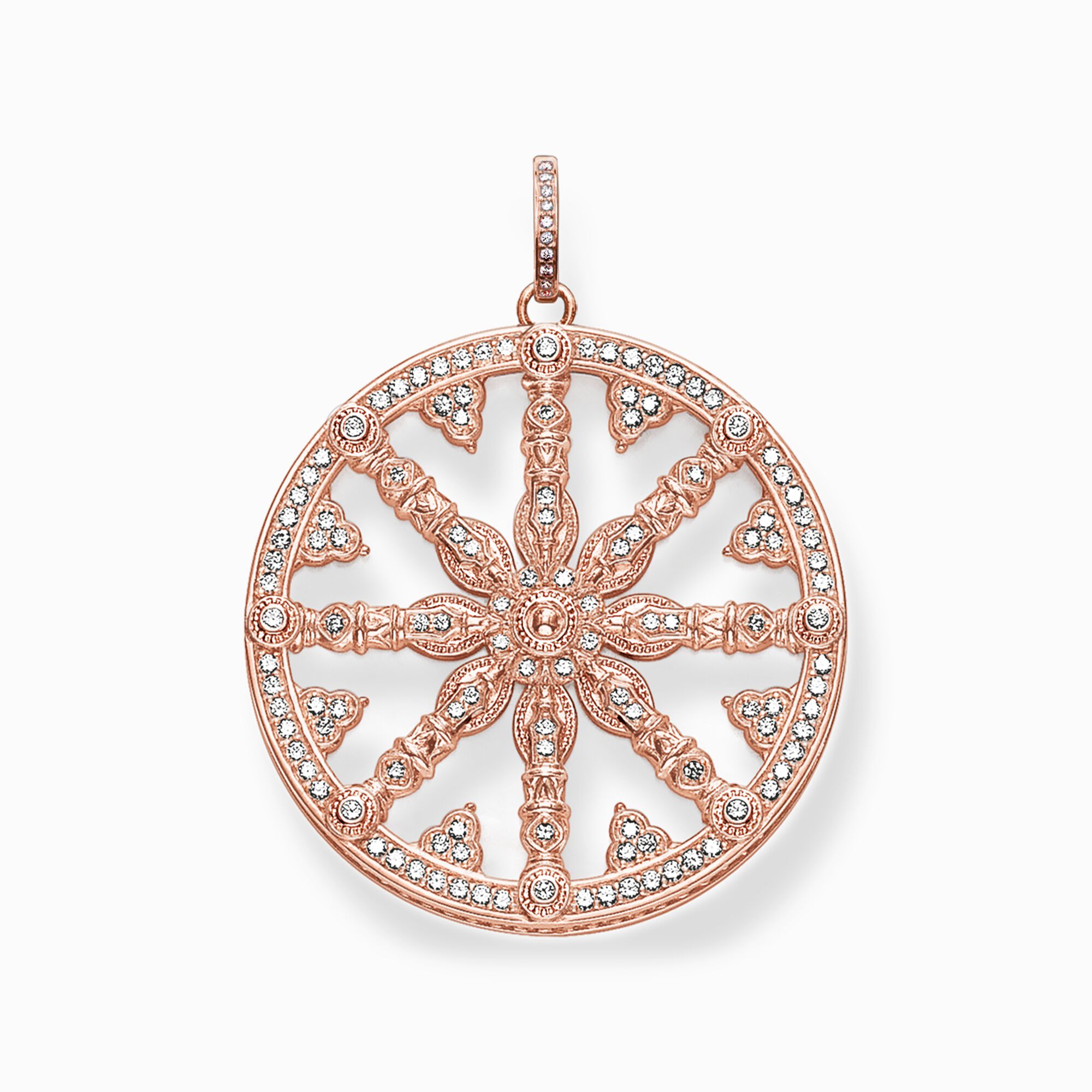 H&auml;ngsmycke diamant Karma Wheel ur kollektionen  i THOMAS SABO:s onlineshop
