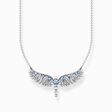 Necklace phoenix wing with blue stones silver from the  collection in the THOMAS SABO online store