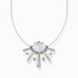 Necklace milky quartz with winter sun rays silver from the  collection in the THOMAS SABO online store