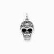 Pendant lily skull from the  collection in the THOMAS SABO online store
