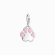 Charm pendant pink paw silver from the Charm Club collection in the THOMAS SABO online store