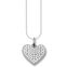 Necklace heart pav&eacute; from the  collection in the THOMAS SABO online store
