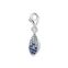 Charm-Anh&auml;nger Muschel mit blauen Steinen silber aus der  Kollektion im Online Shop von THOMAS SABO