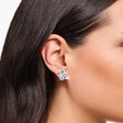 Petits clous d&rsquo;oreilles avec quatre zircons blancs argent de la collection  dans la boutique en ligne de THOMAS SABO
