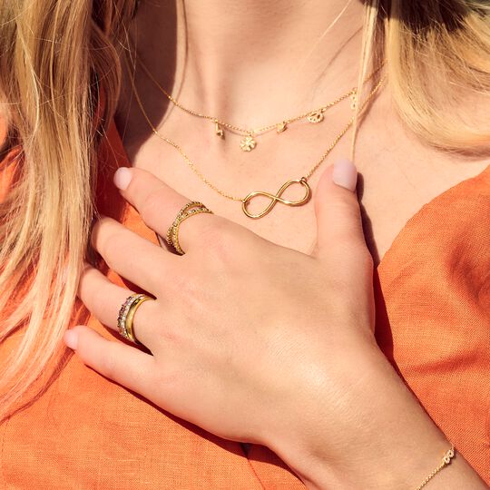 Jewellery set friendship symbols gold from the  collection in the THOMAS SABO online store