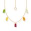 Gold-plated necklace with 5 colourful goldbears from the Charming Collection collection in the THOMAS SABO online store