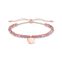 Pulsera rosa perlas coraz&oacute;n oro rosado de la colección Charming Collection en la tienda online de THOMAS SABO