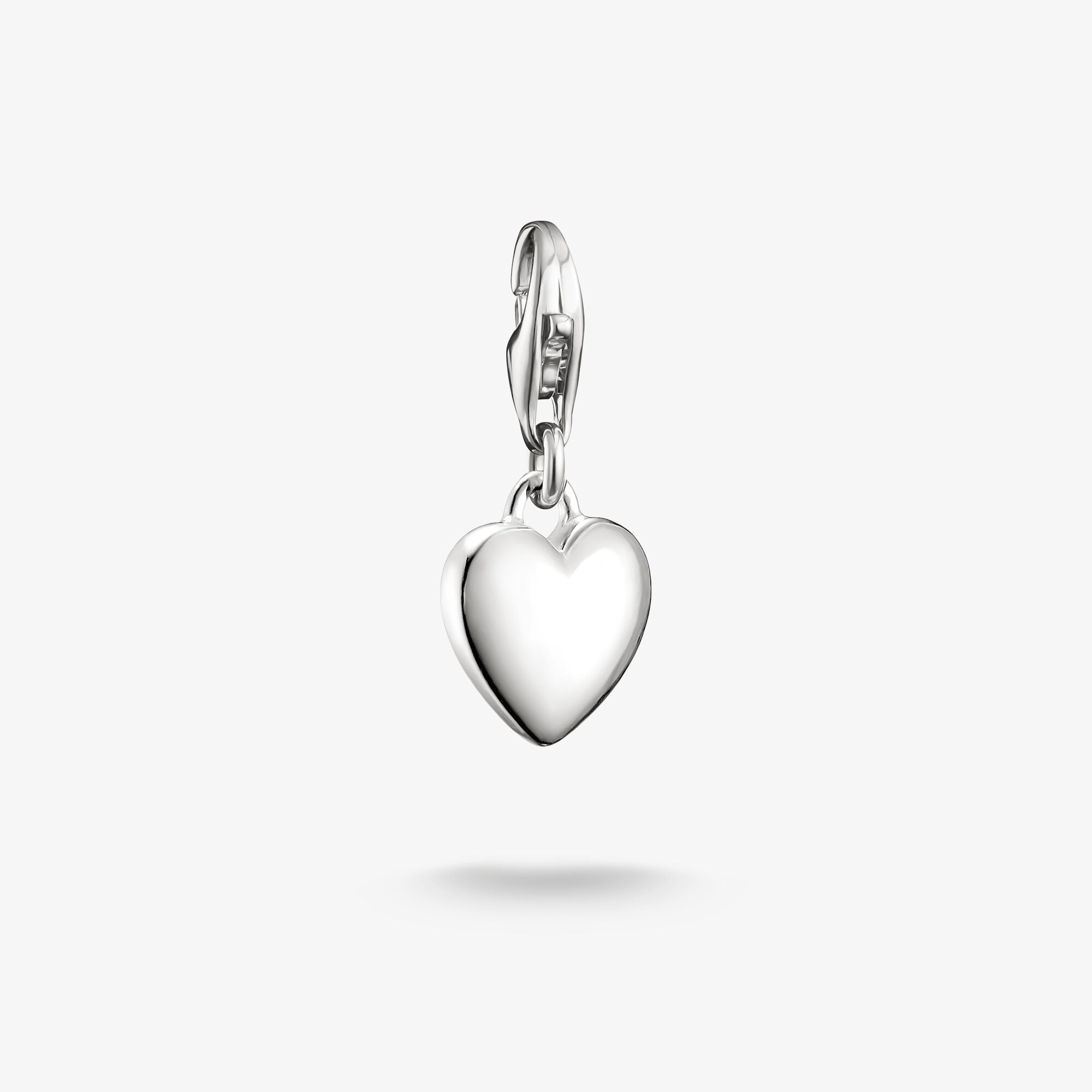 THOMAS SABO Pendentif Charm cœur, Argent sterling, Taille: one size, femme