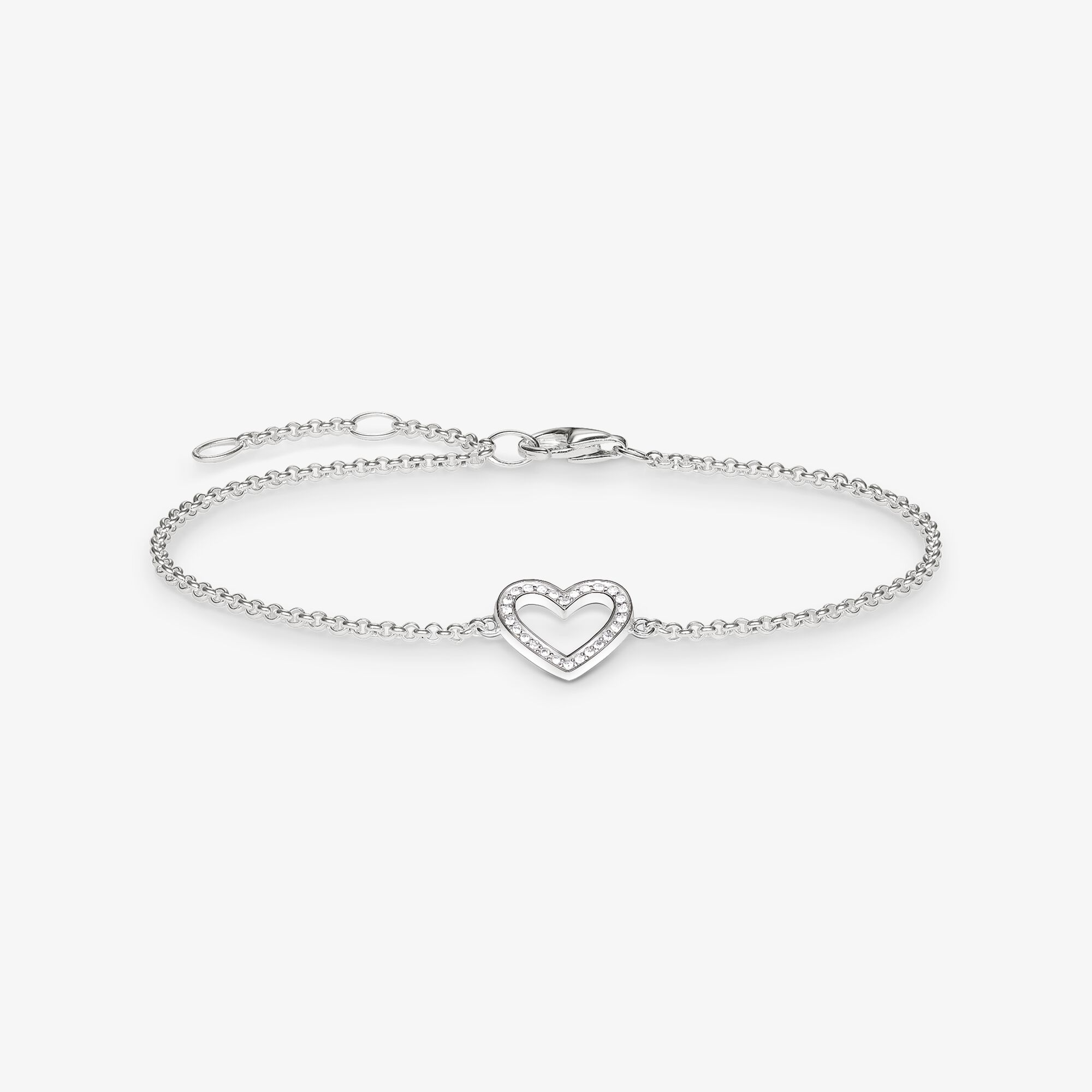 THOMAS SABO Bracelet, Argent sterling, Taille: 19 cm, femme