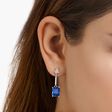 Earrings with blue and white stones silver from the  collection in the THOMAS SABO online store