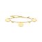 Armband med tre h&auml;ngsmycke och vita stenar guld ur kollektionen  i THOMAS SABO:s onlineshop