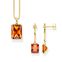 Jewellery set orange stones gold from the  collection in the THOMAS SABO online store