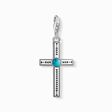 Charm pendant Ethnic Cross Turquoise from the Charm Club collection in the THOMAS SABO online store