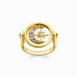 Ring Royalty Stern &amp; Mond gold aus der  Kollektion im Online Shop von THOMAS SABO