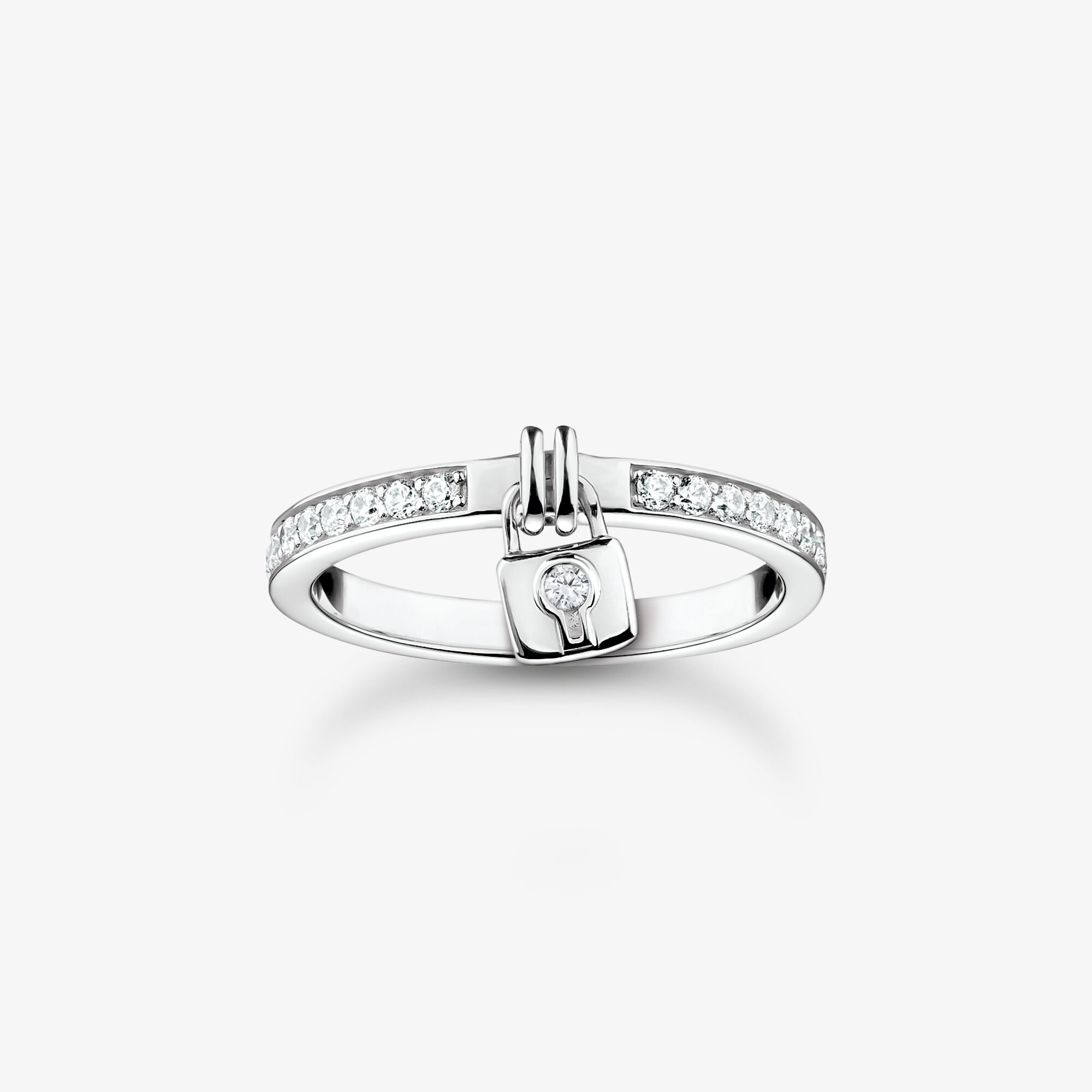 THOMAS SABO Bague cadenas argent Argent sterling, Taille: 56, pour femme