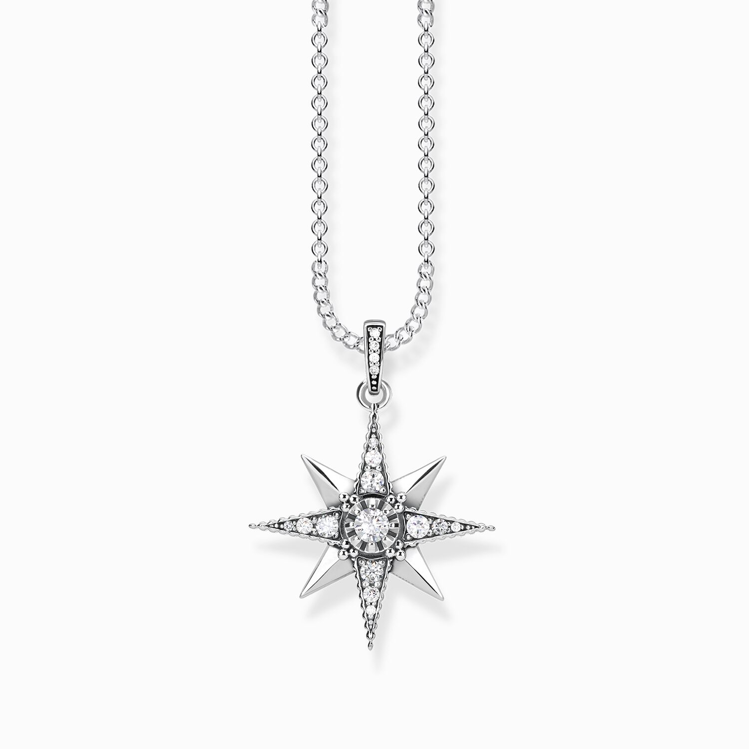 Necklace royalty star white from the  collection in the THOMAS SABO online store