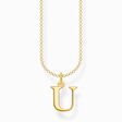Necklace letter u gold from the Charming Collection collection in the THOMAS SABO online store