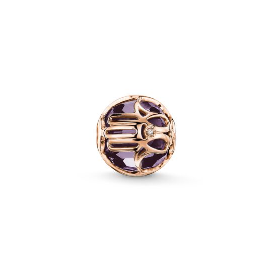 Bead purple Hand of Fatima from the Karma Beads collection in the THOMAS SABO online store