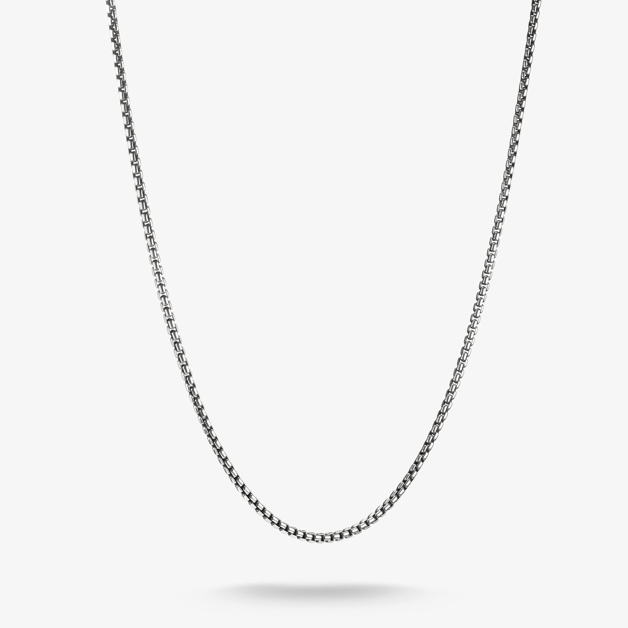 THOMAS SABO Venezia-Kette Silber geschwärzt Stärke 4 mm, Sterlingsilber, Größe: 53 cm, Unisex