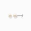 Ear studs pearl silver from the  collection in the THOMAS SABO online store