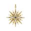 Pendant royalty star gold from the  collection in the THOMAS SABO online store