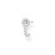 Single ear stud white stones, silver from the Charming Collection collection in the THOMAS SABO online store
