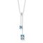 Necklace large blue stones with star from the  collection in the THOMAS SABO online store