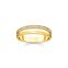 Ring doppelreihig wei&szlig;e Steine gold aus der Charming Collection Kollektion im Online Shop von THOMAS SABO