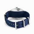 Watch strap Code TS nato dark blue from the  collection in the THOMAS SABO online store