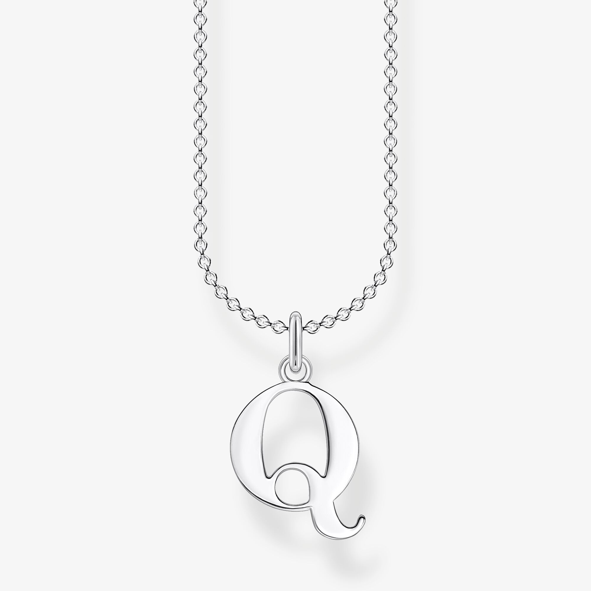 THOMAS SABO Kette Buchstabe Q, Sterlingsilber, Größe: 45 cm, Damen