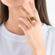 Ring Royalty Kreuz gold aus der  Kollektion im Online Shop von THOMAS SABO