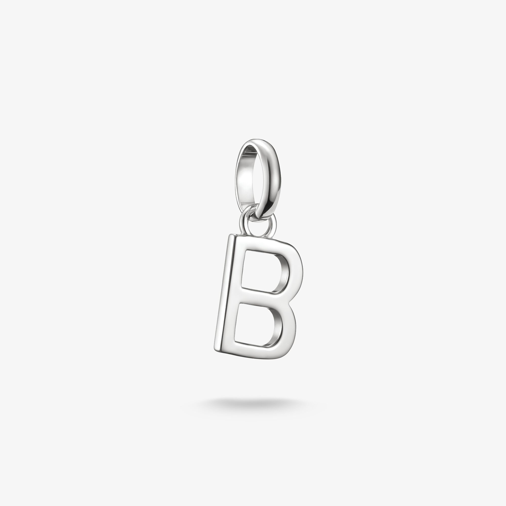 THOMAS SABO Pendentif Charm lettre B Connect argent, Argent sterling, Taille: one size, femme