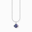 Silver necklace with Saturn pendant with cold enamel and zirconia from the Charming Collection collection in the THOMAS SABO online store