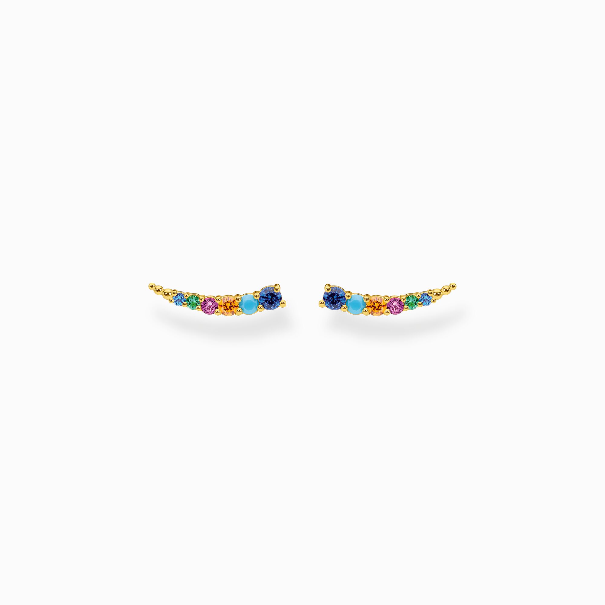 Boucles d&#39;oreilles grimpante pierres multicolores de la collection Charming Collection dans la boutique en ligne de THOMAS SABO