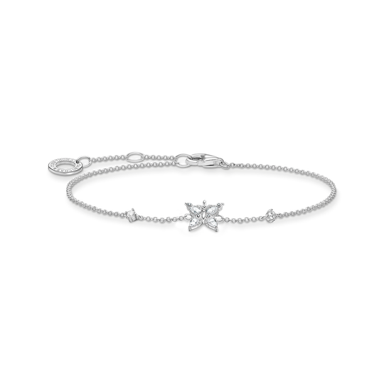 Bracelet butterfly white stones from the Charming Collection collection in the THOMAS SABO online store