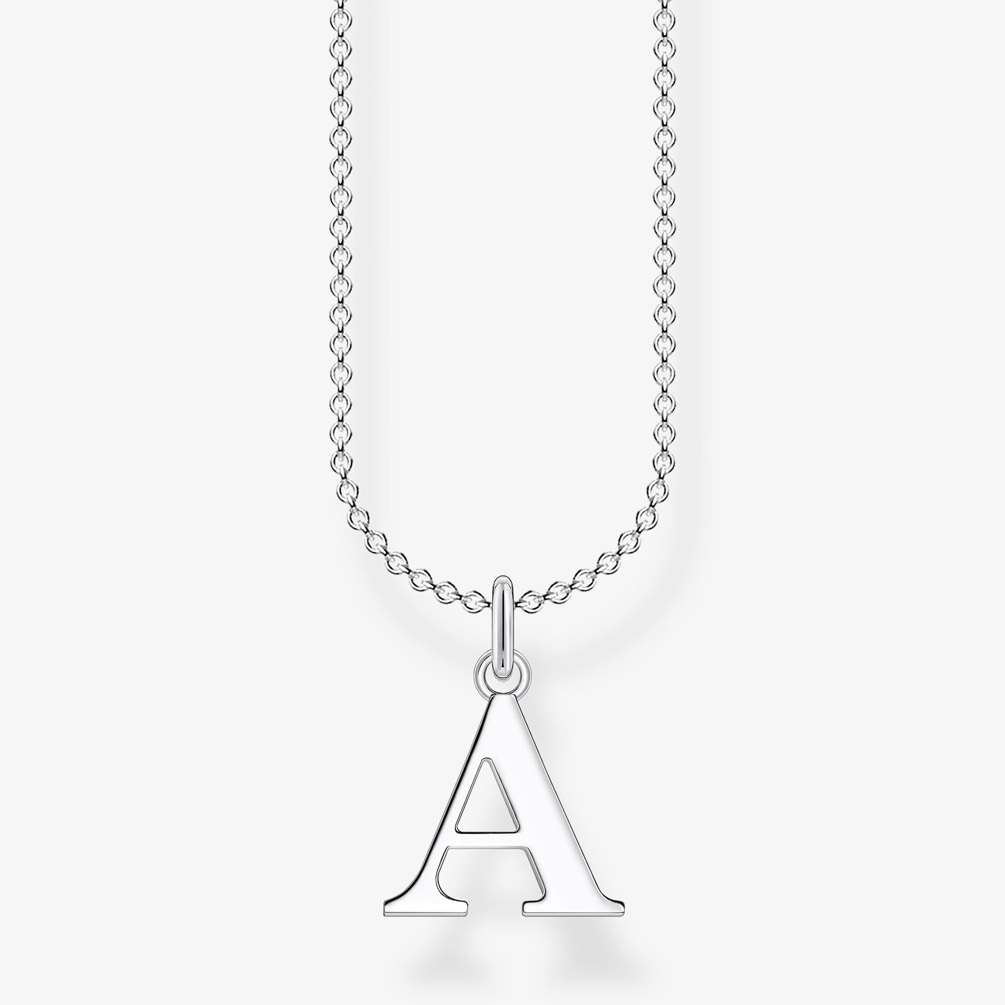 THOMAS SABO Kette Buchstabe A, Sterlingsilber, Größe: 45 cm, Damen