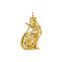 Anh&auml;nger Katze Sternenbild gold aus der  Kollektion im Online Shop von THOMAS SABO