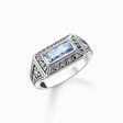 Bague coll&egrave;ge ring pierre bleue de la collection  dans la boutique en ligne de THOMAS SABO