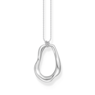 Silver necklace with pendant Natural Beauty from the  collection in the THOMAS SABO online store